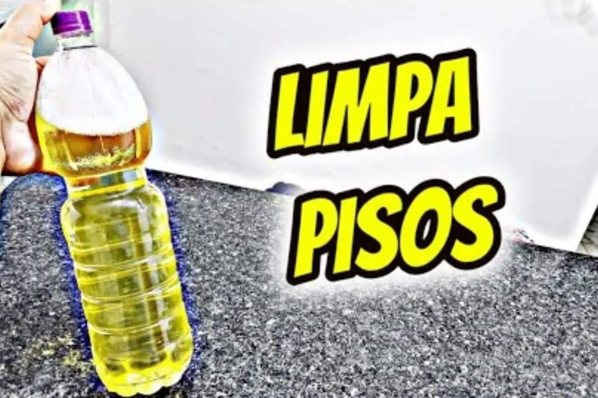 Limpa pisos caseiro poderoso, que remove a sujeira facilmente e rende bastante