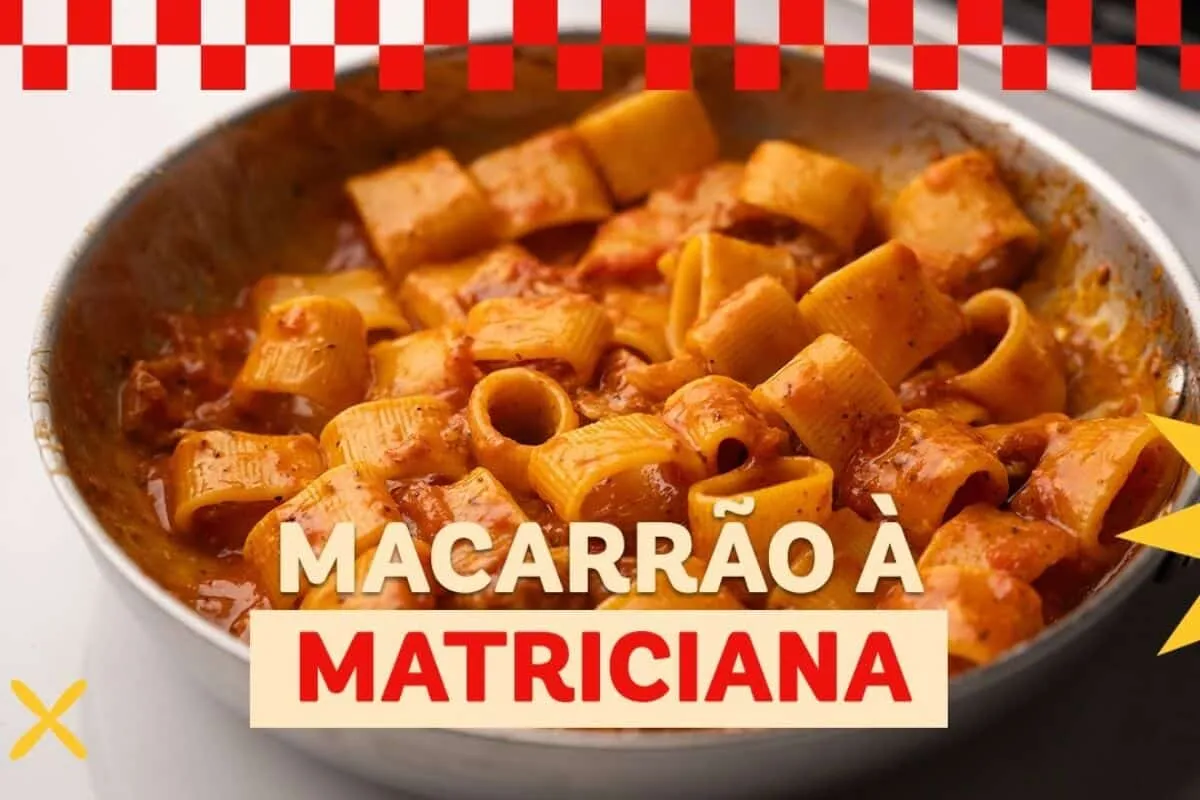 Macarrão a matriciana: receita fácil e deliciosa para você inovar na hora do almoço