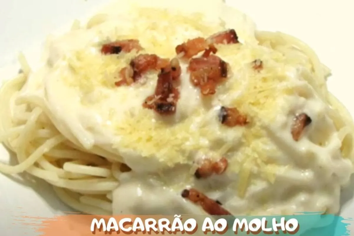 Macarrão ao molho branco e bacon: veja como acertar no ponto certo do molho