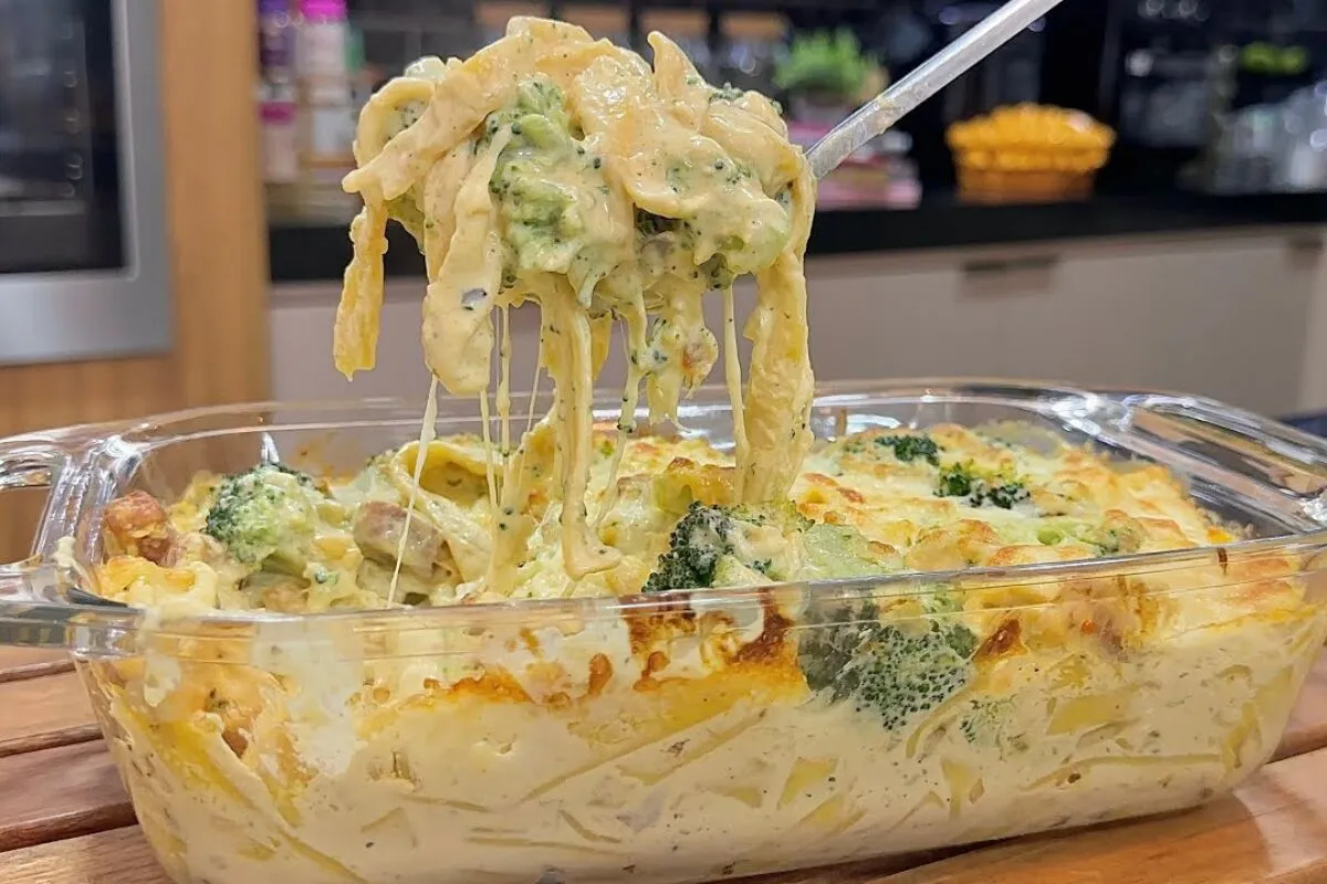 Macarrão cremoso com brócolis: é maravilhoso e não dá trabalho para deixar pronto