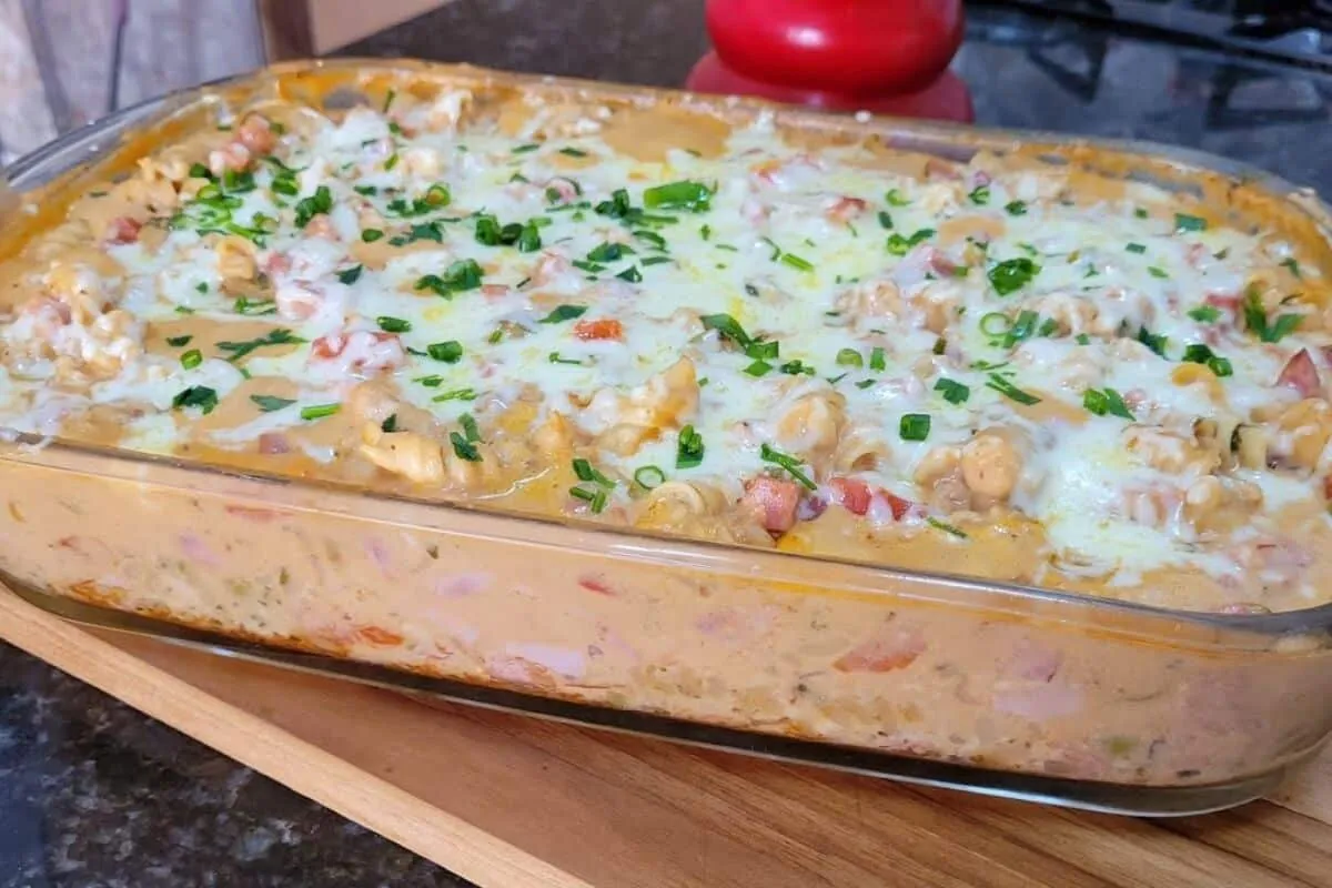 Macarrão cremoso nível chef de cozinha perfeito para o final de semana
