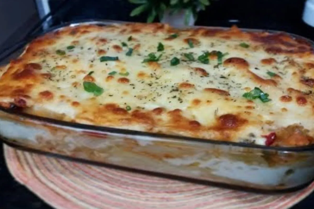 Macarrão de forno cremoso: seu almoço de dia das mães merece essa delícia na mesa