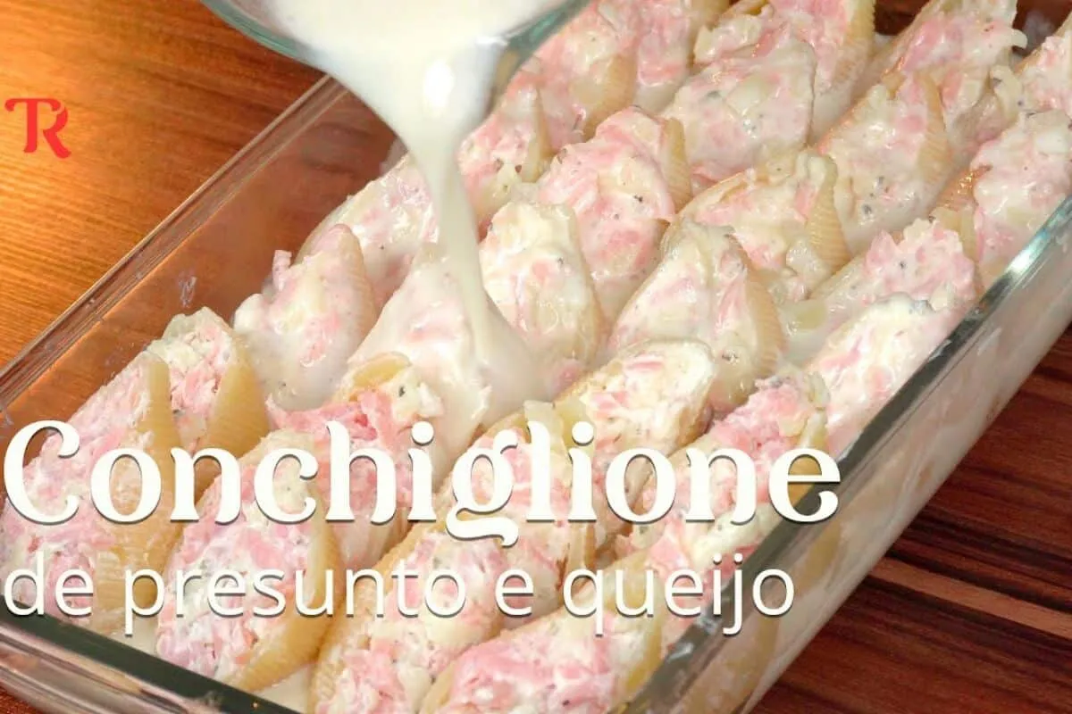 Macarrão recheado com presunto e queijo: o prato perfeito para o seu almoço ou jantar