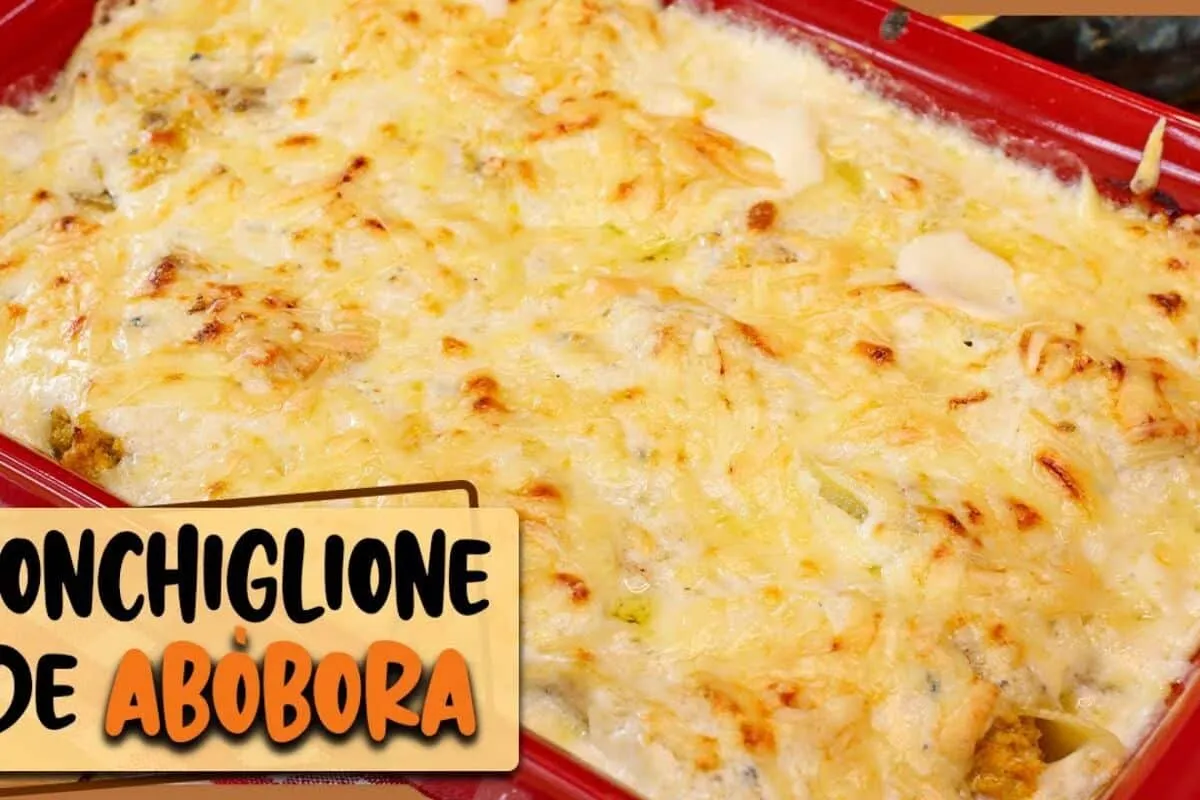 Macarrão recheado super fácil de fazer e especial, no estilo conchiglione, que todos vão amar