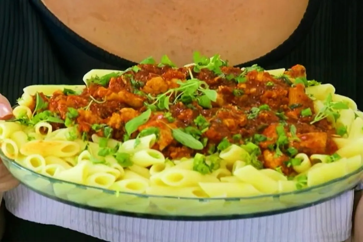 Macarronada italiana que aprendi com meu amigo italiano e virou sucesso aqui em casa