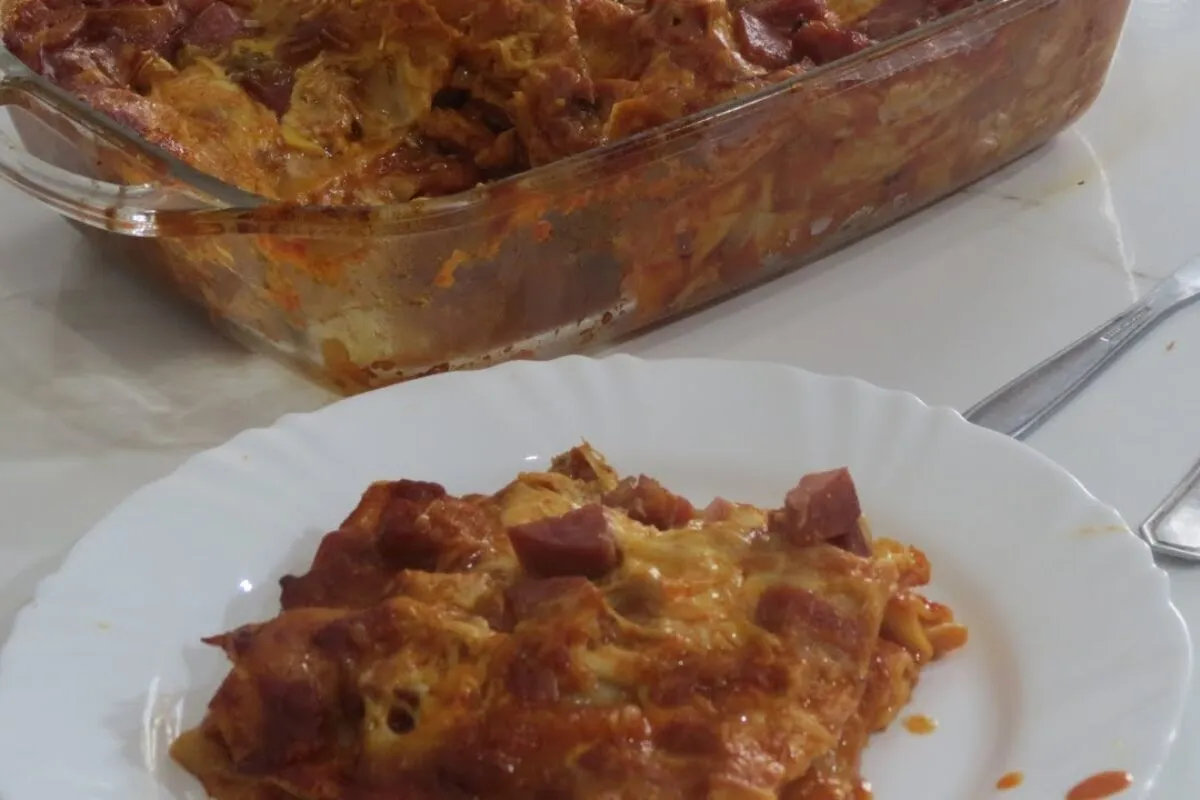 Macarronada recheada ao forno: almoço simples e rápido para você fazer hoje ainda