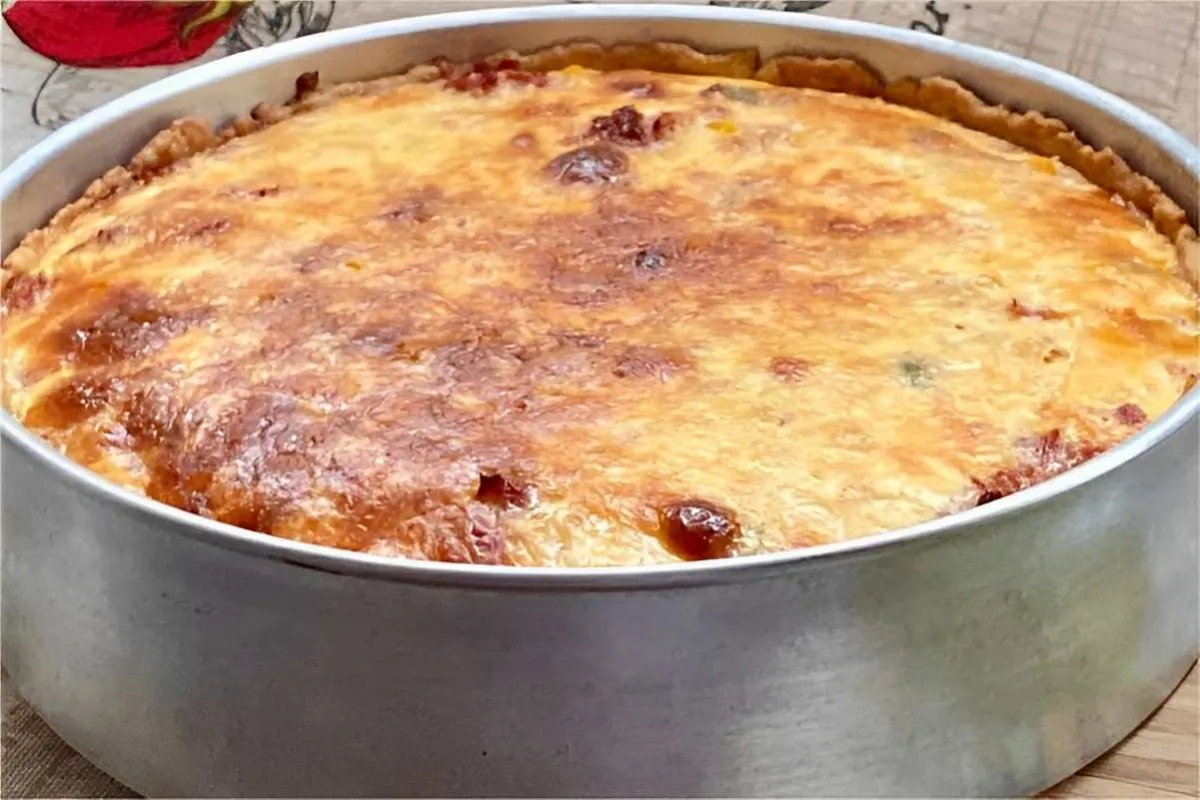 Massa com 2 ingredientes para torta salgada que é mais perfeita de todas