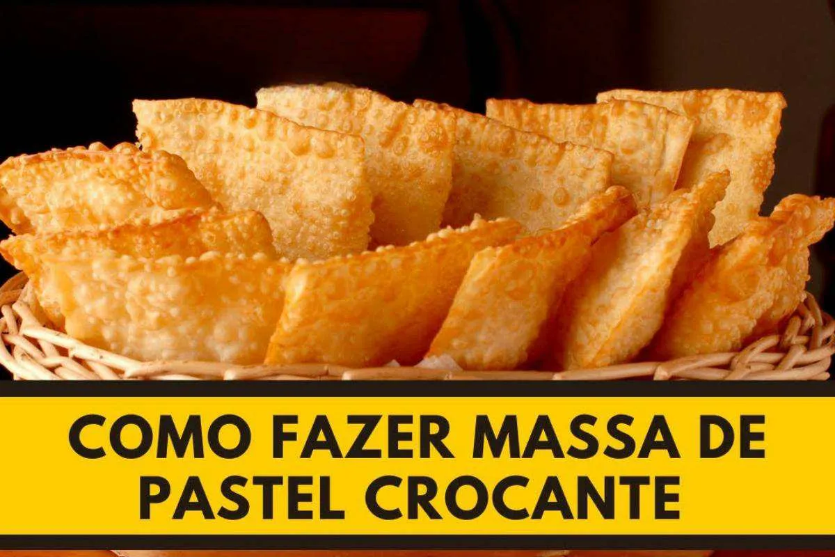 Massa de pastel sequinha com um segredo especial para não encharcar de gordura