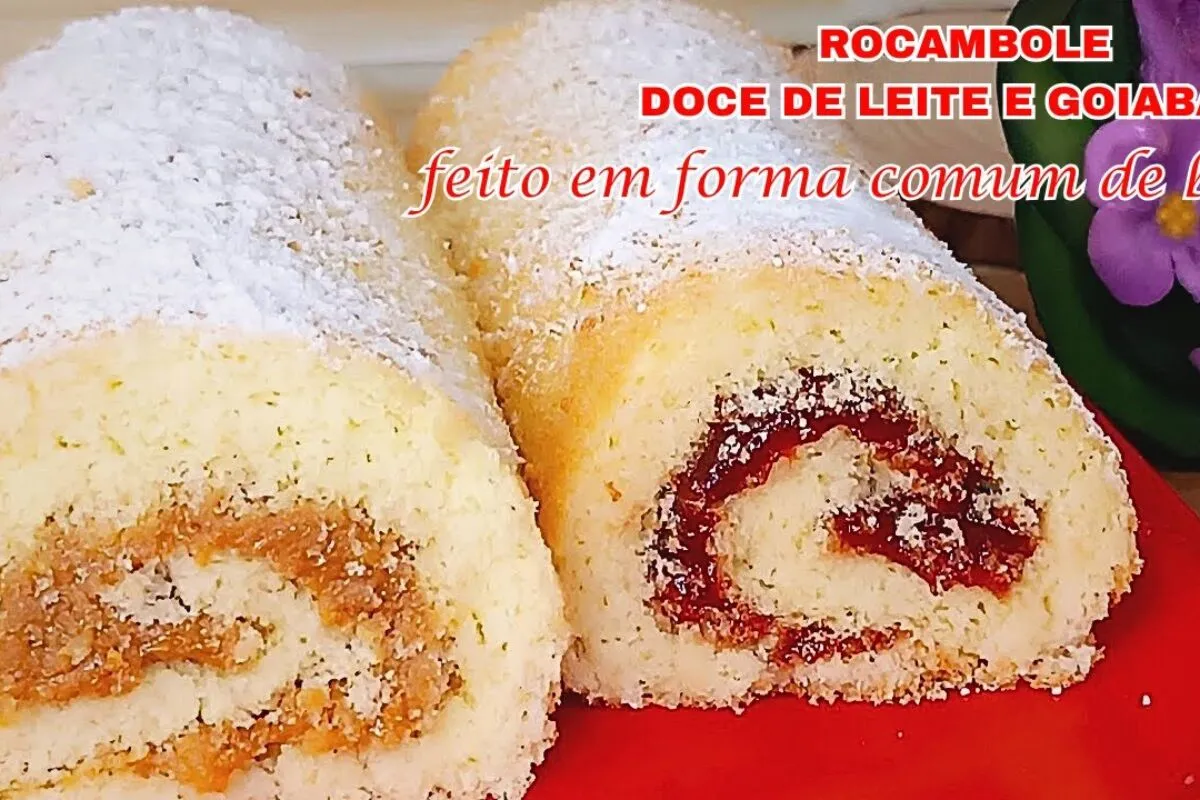 Massa de rocambole leve, fácil de fazer e que não quebra na hora de enrolar