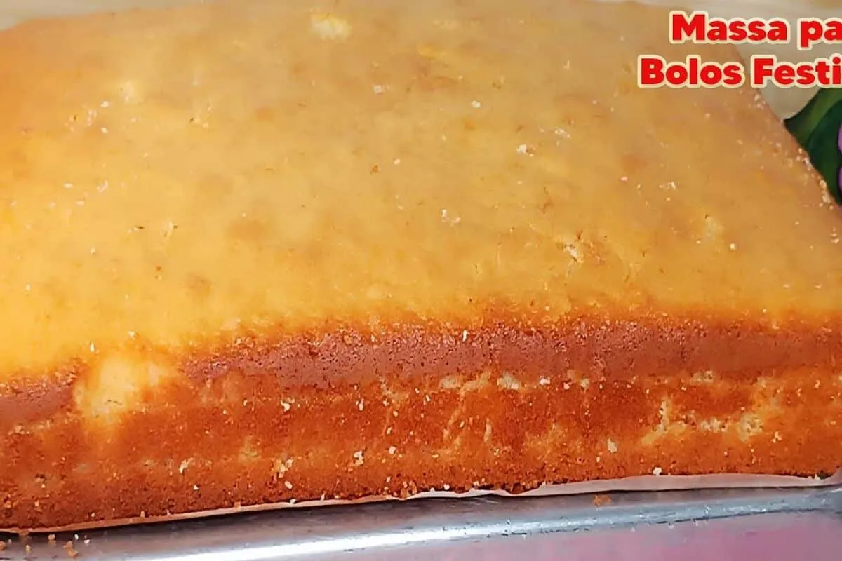Massa para bolo de festa: aprenda a fazer uma massa fofa e muito estruturada para aguentar recheios pesados