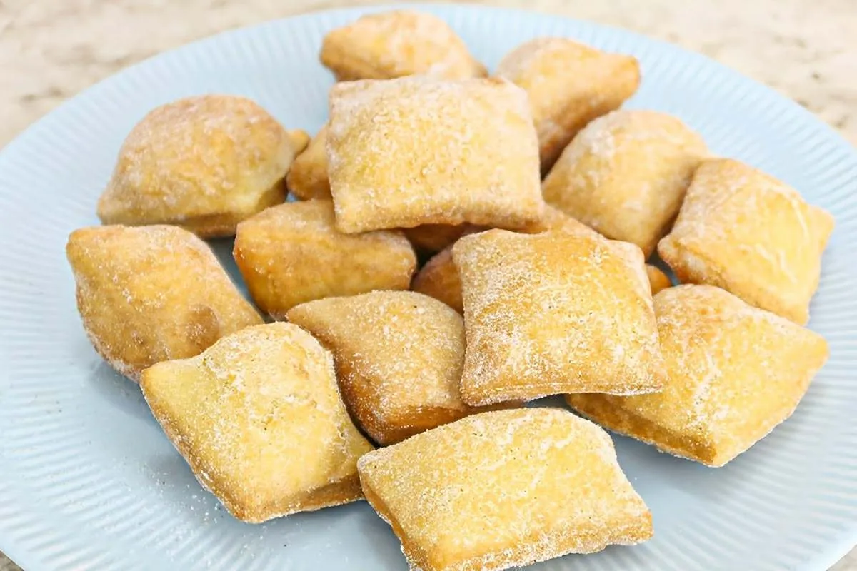 Merenda ou massinha frita com apenas 3 ingredientes para o lanchinho da tarde