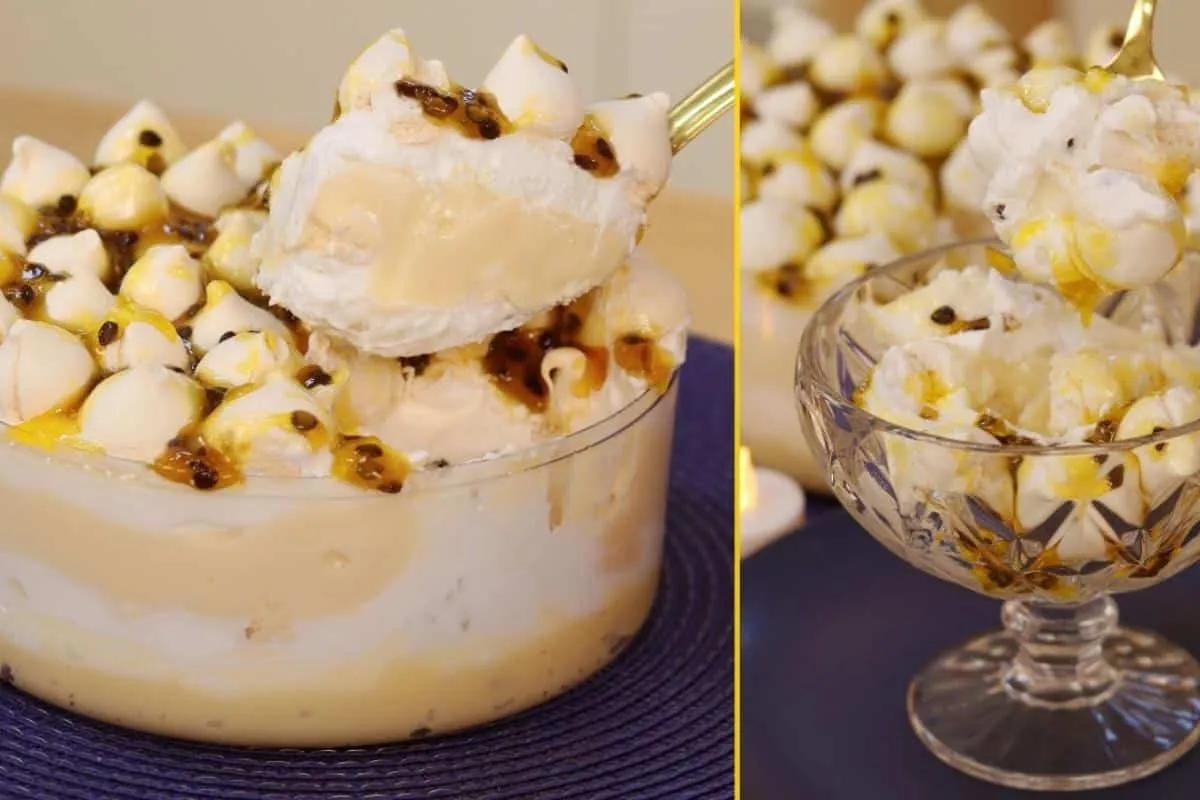 Merengue de maracujá uma sobremesa que vai ser um arraso na sua ceia natalina