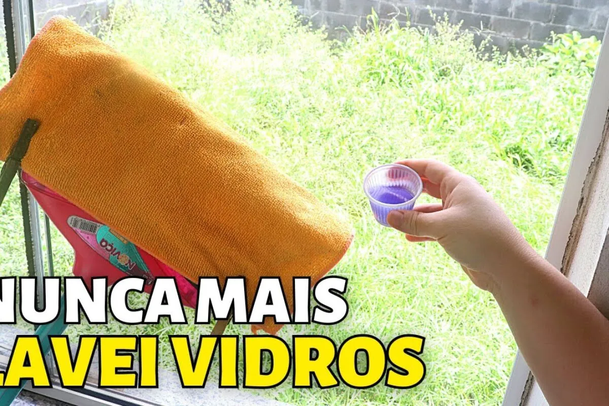 Misturinha caseira para limpar vidros e portas: dá brilho, não mancha e deixa cheiroso por dias