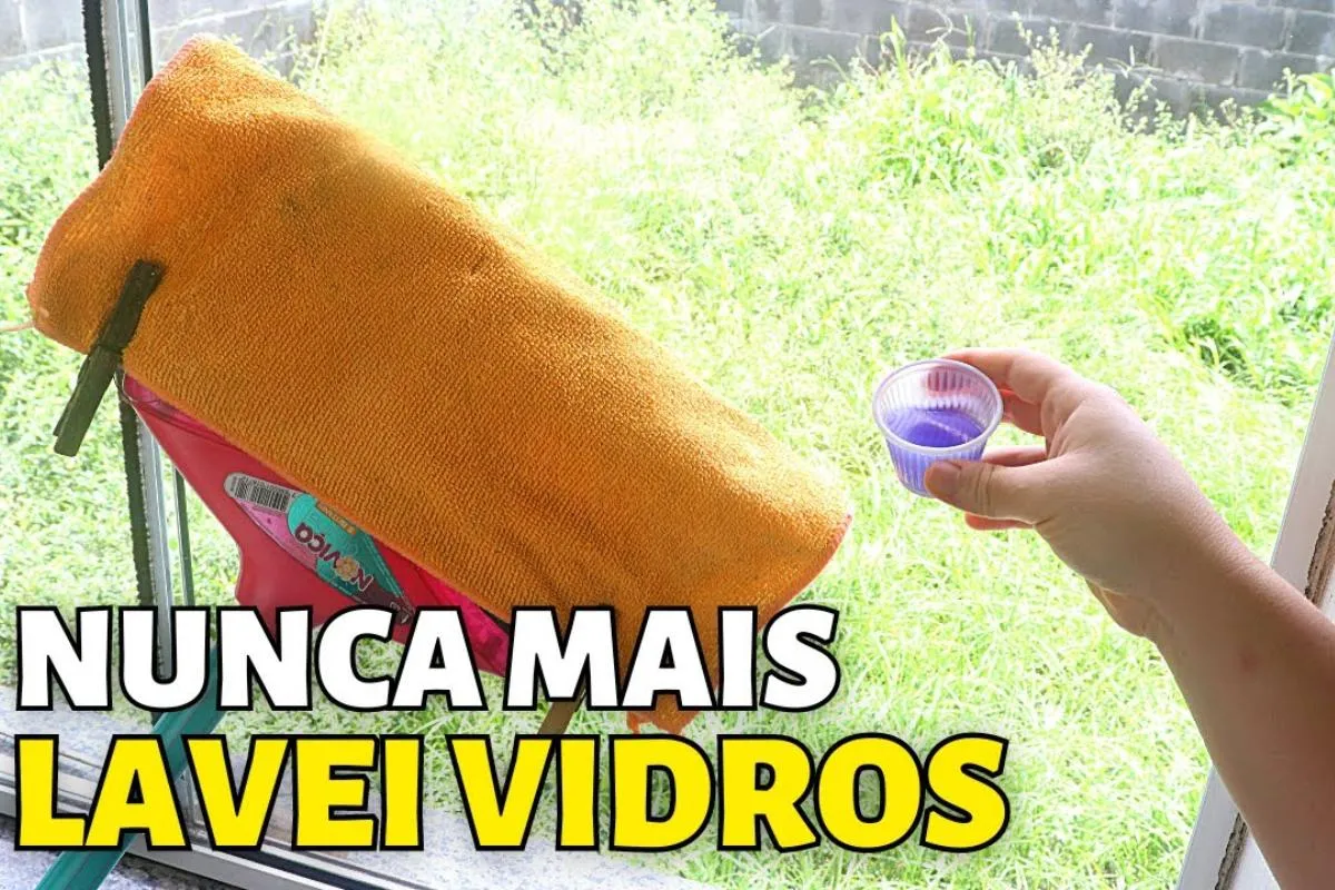 Misturinha caseira para limpar vidros: tira toda sujeira e não deixa manchas