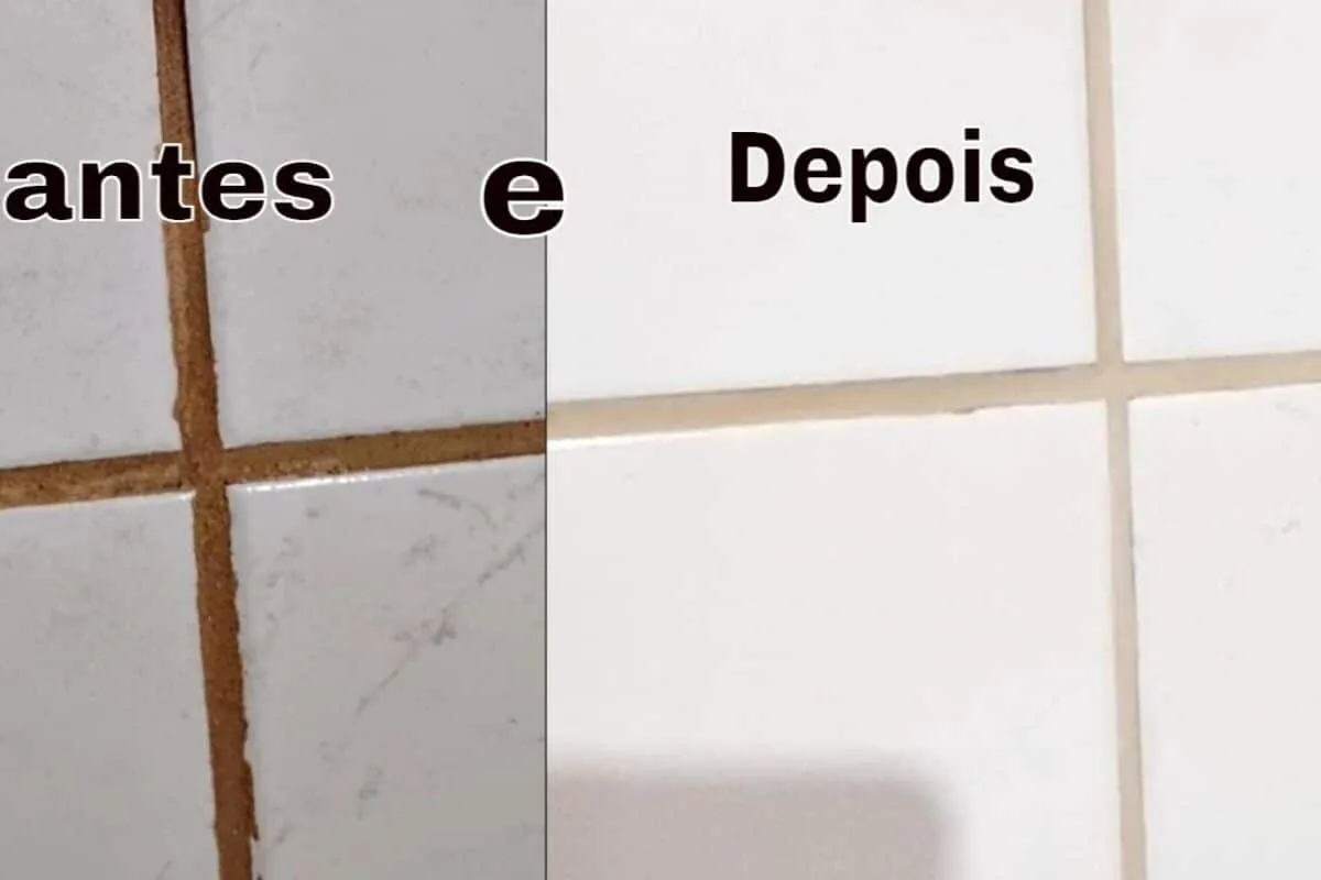 Misturinha para limpar rejuntes que remove a sujeira e deixa tudo branquinho de novo