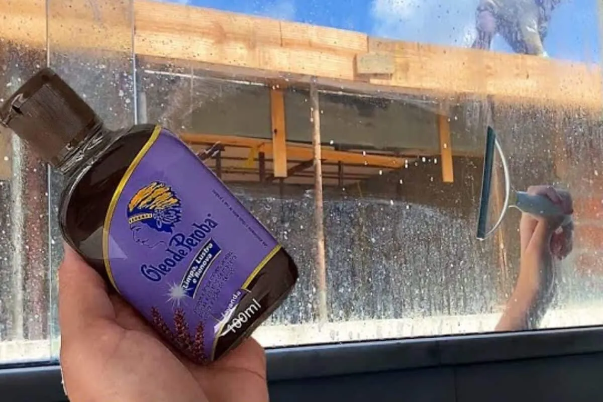 Misturinha para limpar vidros que deixa as janelas e o box sem mancha nenhuma
