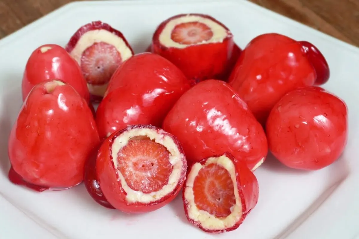 Morango do amor fácil de fazer e perfeito para surpreender toda sua família