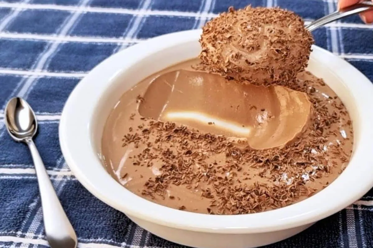 Mousse sem leite condensado, creme de leite ou ovo: uma opção saudável, cremosa e deliciosa
