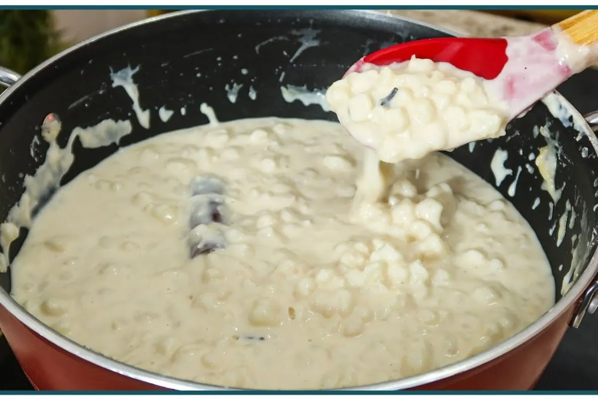 Mungunzá cremoso feito com leite de coco, para você preparar de um jeito rápido e muito prático