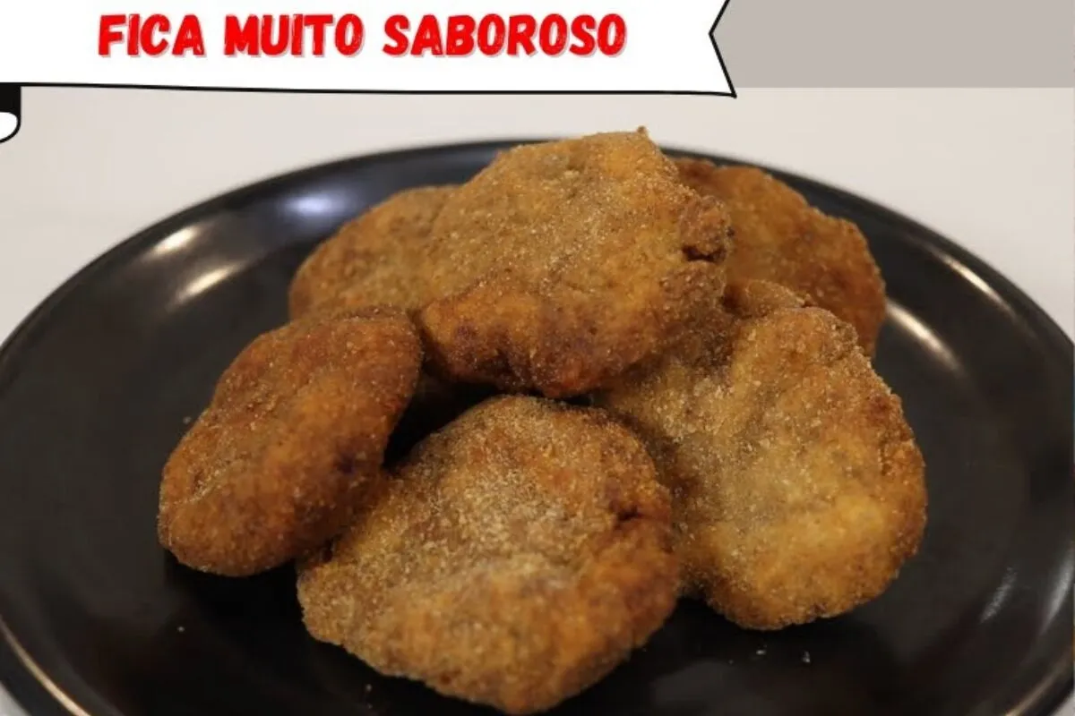 Nuggets de carne de porco caseiro, uma opção deliciosa e muito mais saudável