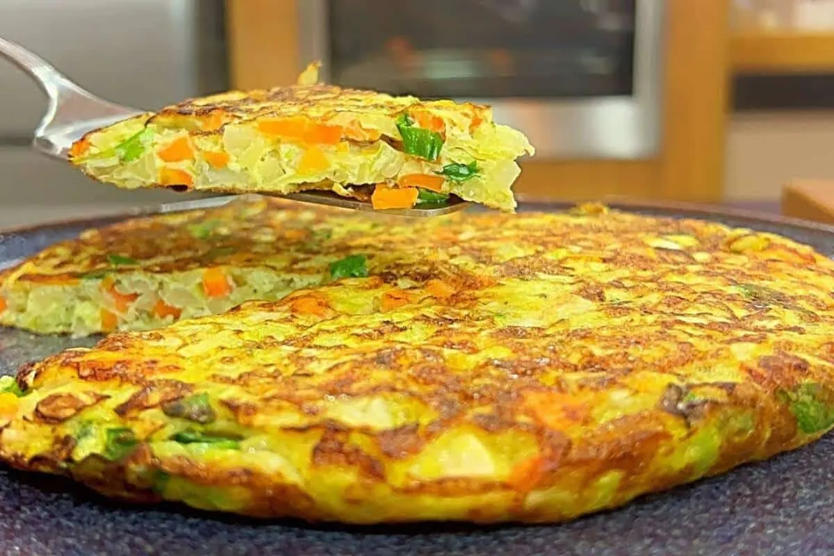 Omelete de legumes ótimo para você preparar em qualquer refeição do seu dia