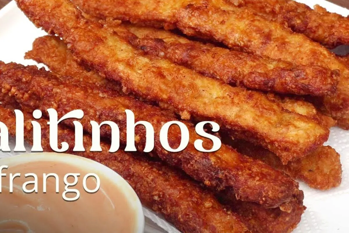 Palitinhos de frango com queijo deliciosos e super fáceis de preparar: lanche rápido