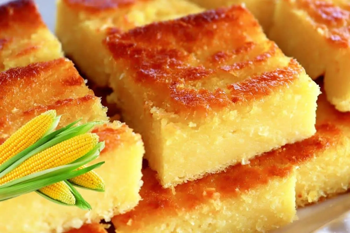 Pamonha de forno molhadinha e saborosa: é irresistível com uma xícara de café