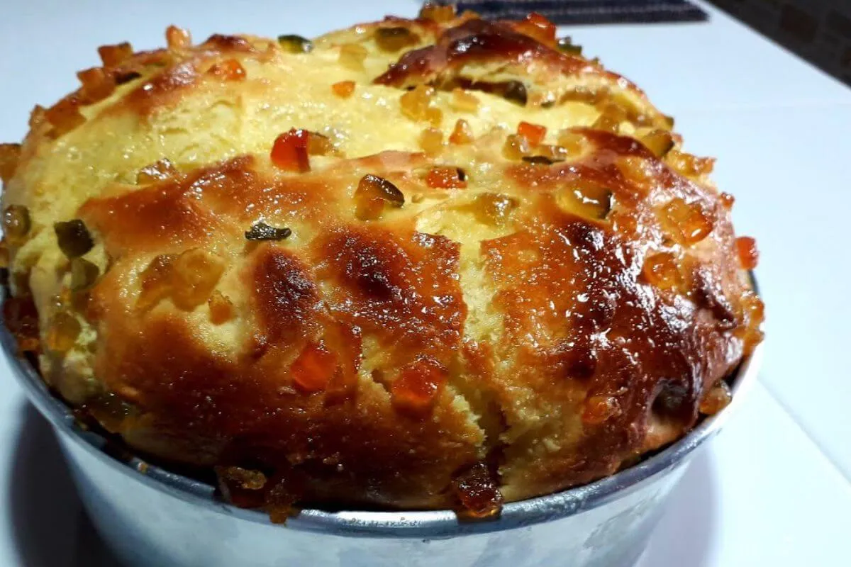 Panetone de laranja igual a essa você não encontra no mercado nesse fim de ano