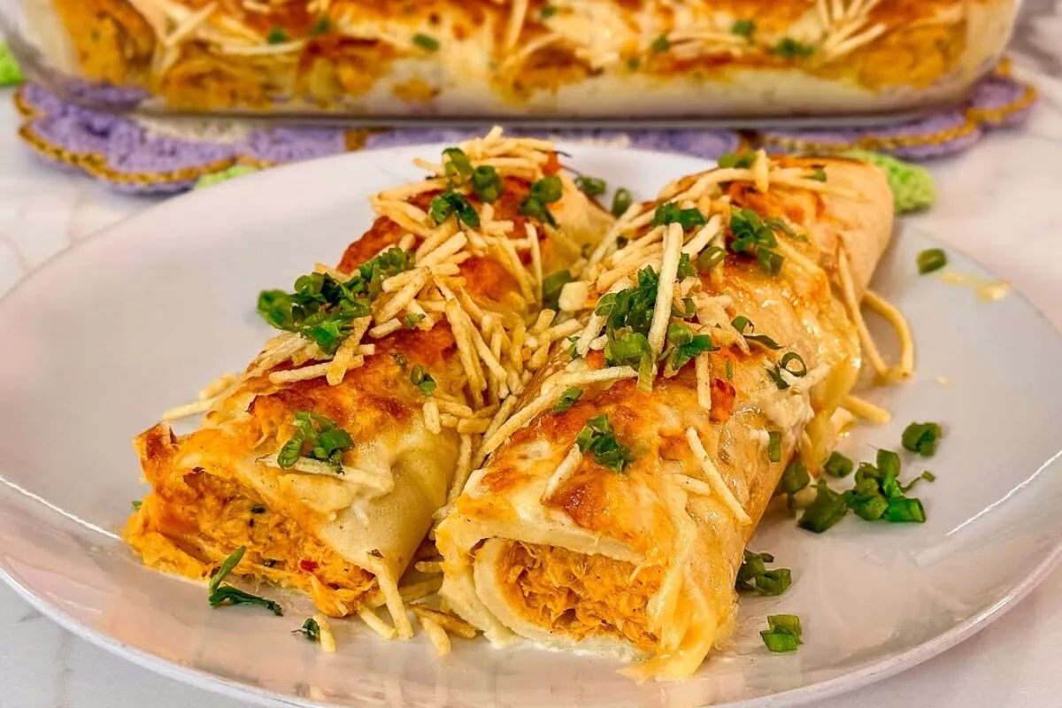 Panqueca de frango cremoso: para você arrasar na hora de servir o almoço de domingo