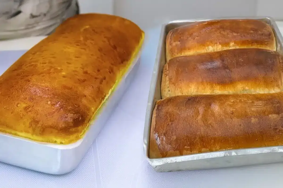 Pão caseiro delicioso e fofinho para saborear hoje ainda no café da manhã