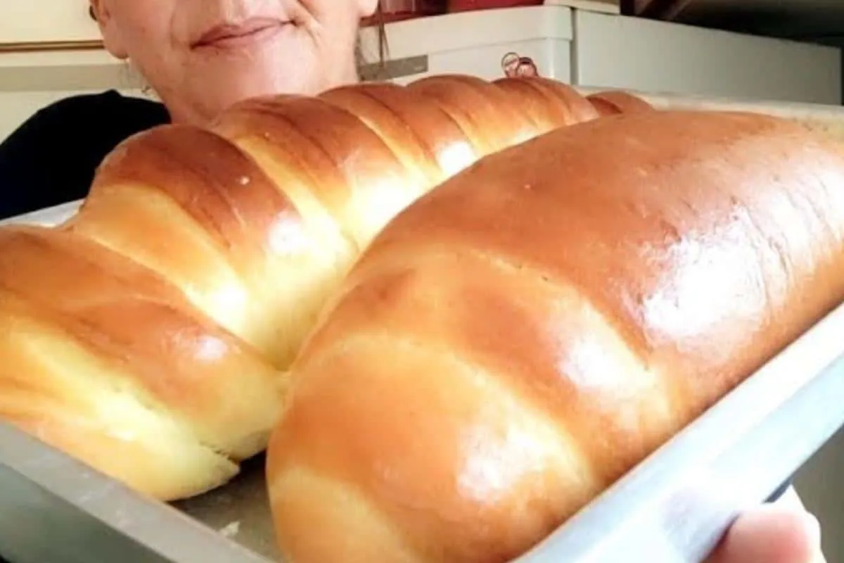 Pão caseiro econômico e fácil de fazer com um segredo especial para crescer bastante