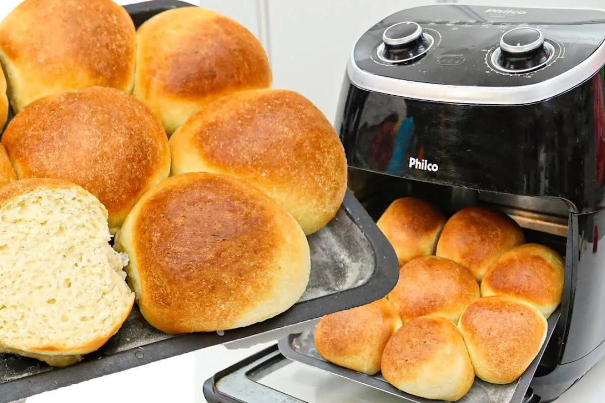 Pão caseiro na air fryer: aproveite para fazer ainda hoje no lanche da tarde