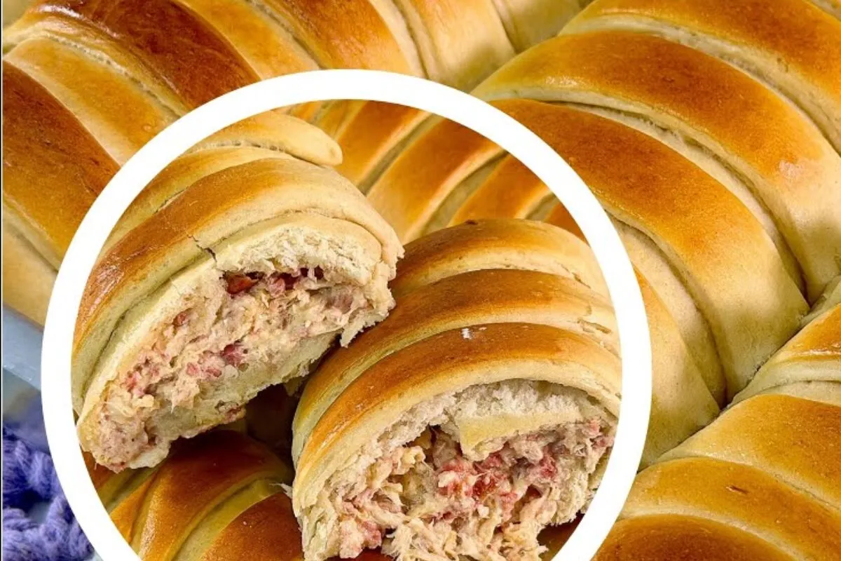 Pão caseiro recheado sem erros: receita fácil e surpreendente para o seu lanche