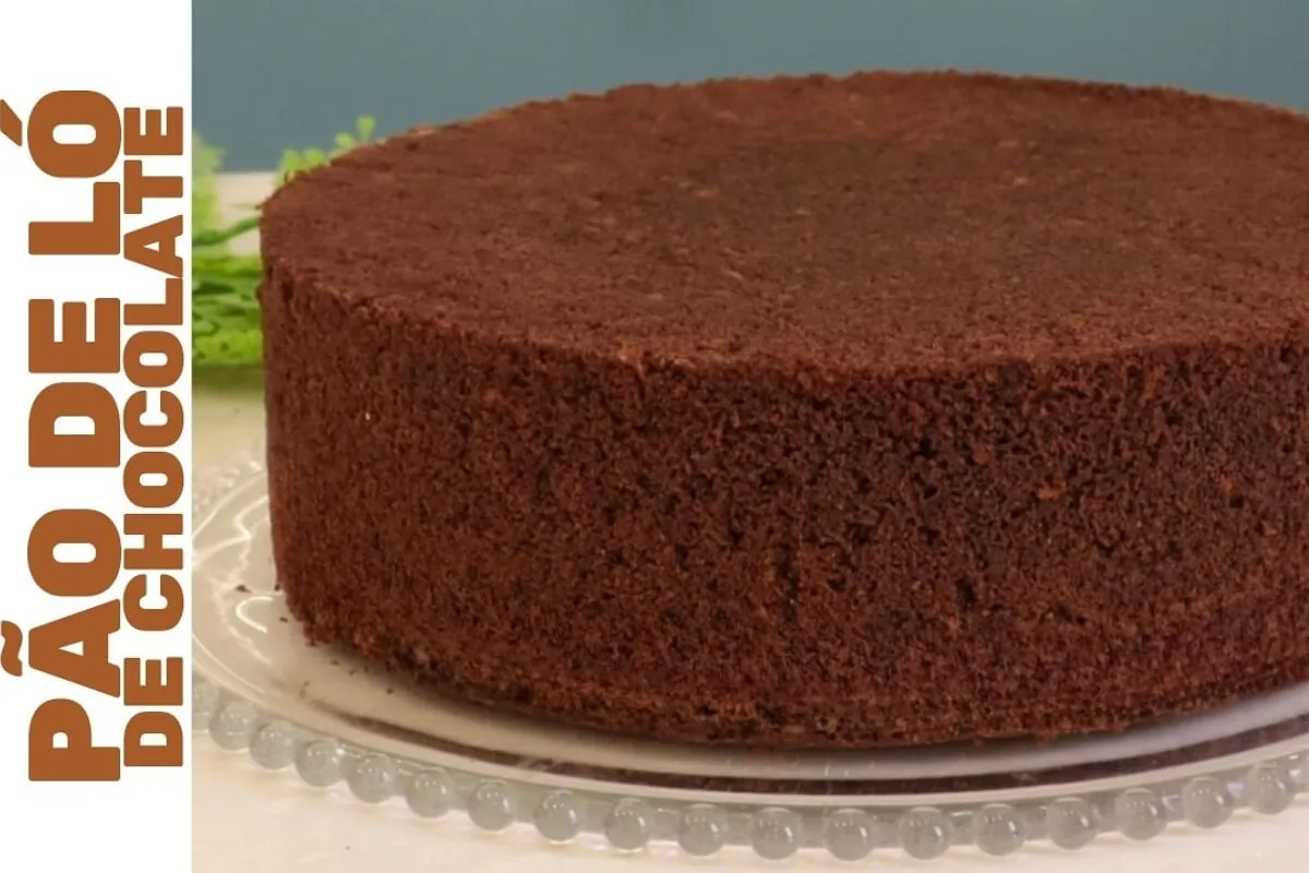 Pão de ló de chocolate: receita grande, estruturada, econômica e perfeita para rechear