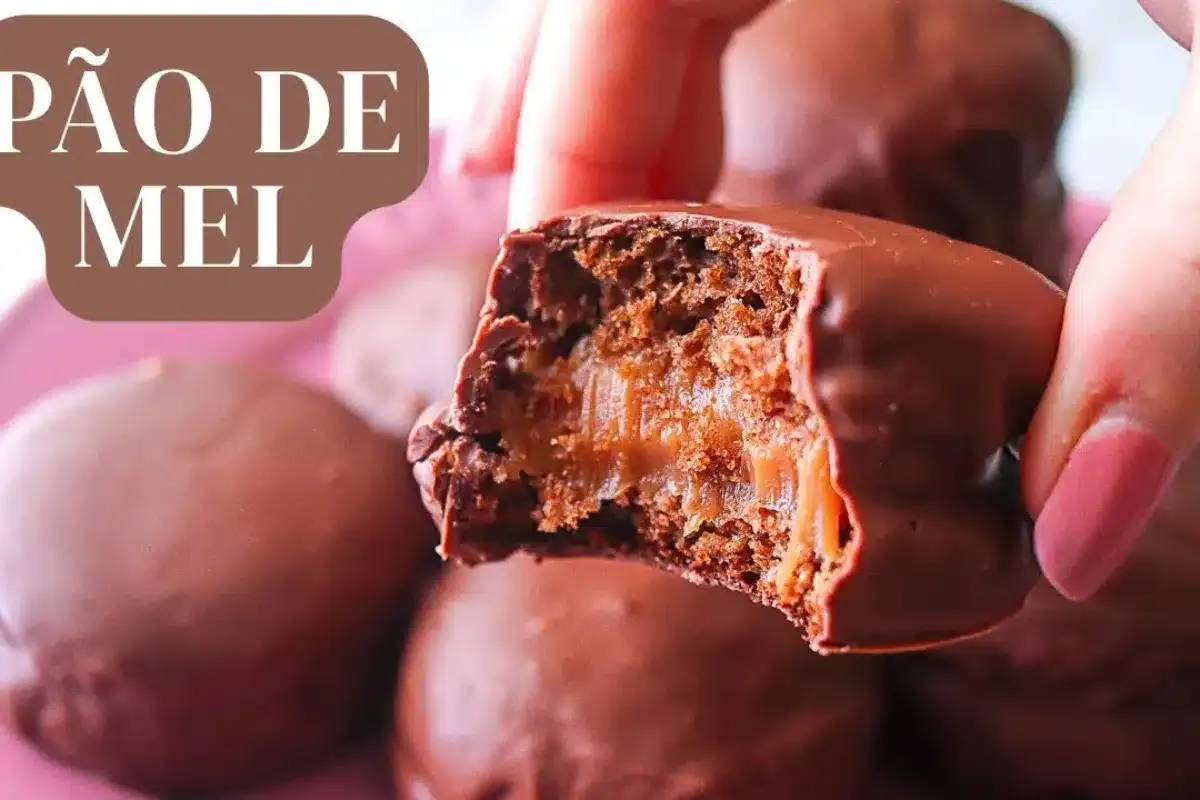 Pão de mel com recheio de doce de leite delicioso para você comer no fim de semana