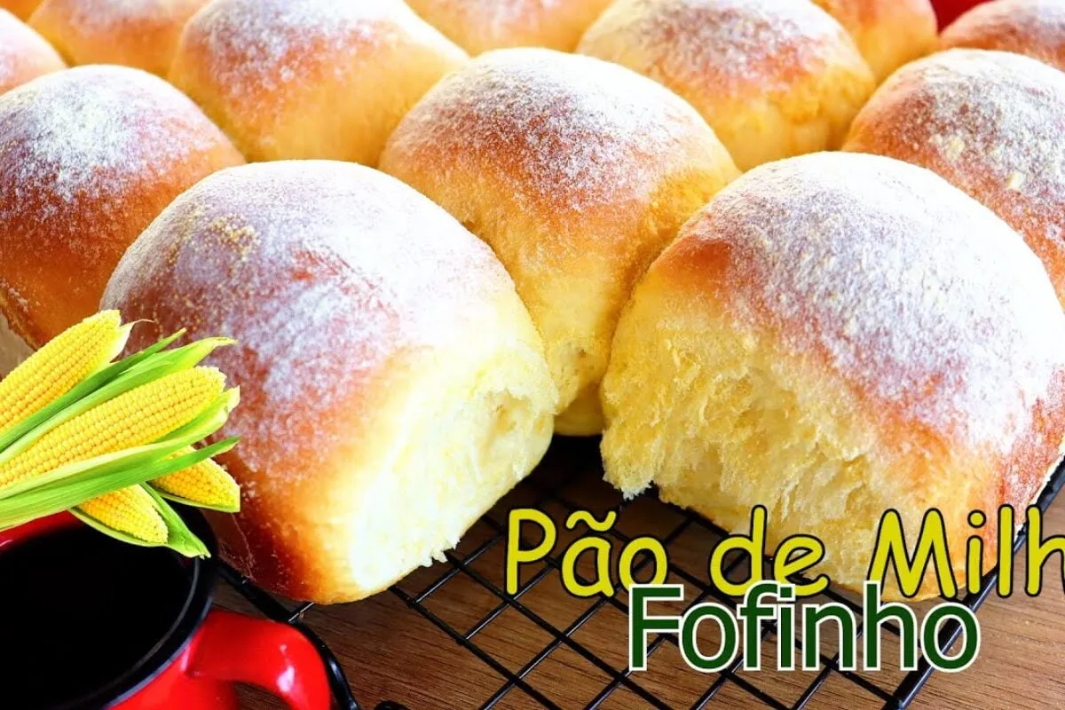 Pão de milho fofinho da roça: super gostoso para você fazer hoje no café da manhã