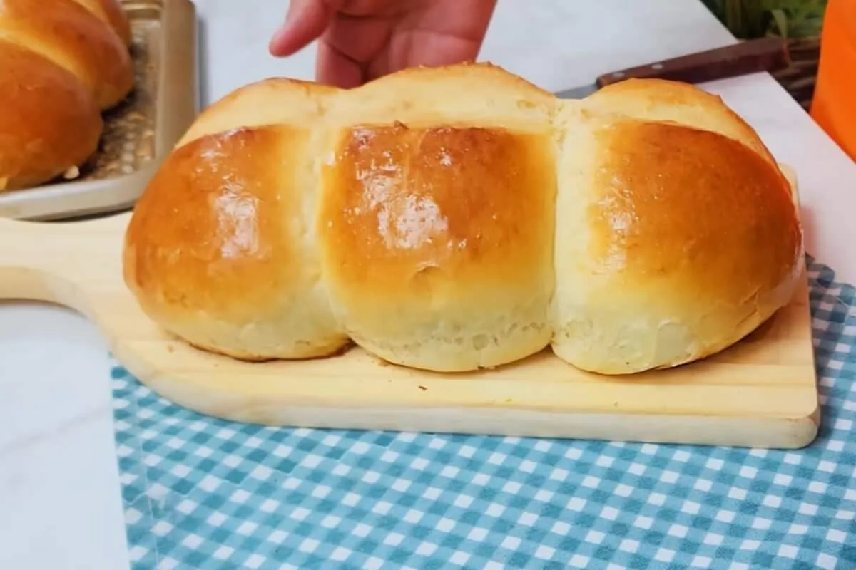 Pão sovado fofinho e saboroso: ótimo para seu café da manhã de dia das mães