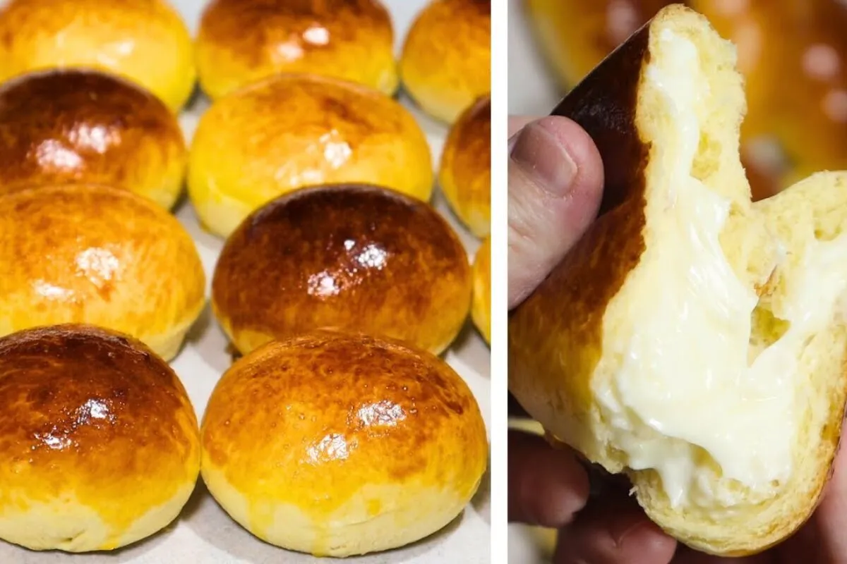 Pãozinho de batata com requeijão super fofinho e leve perfeito para o café da tarde