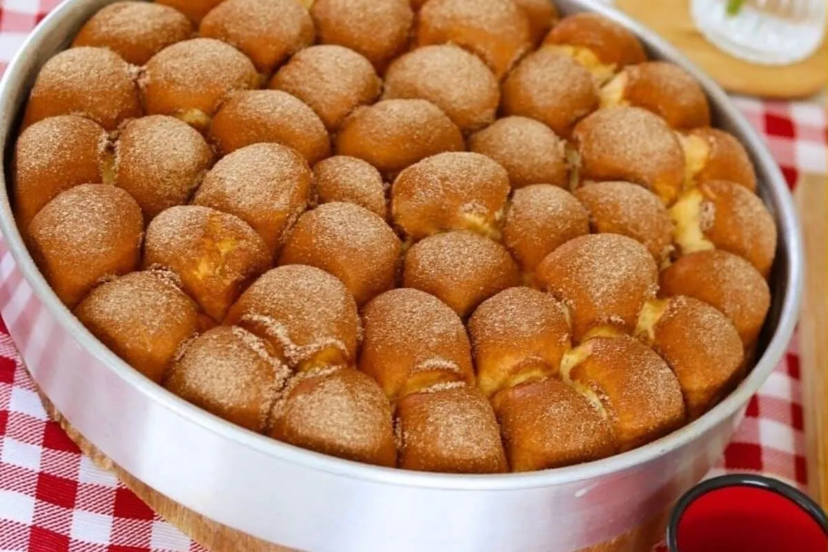 Pãozinho de canela macio e para deixar seu café da manhã ainda mais gostoso