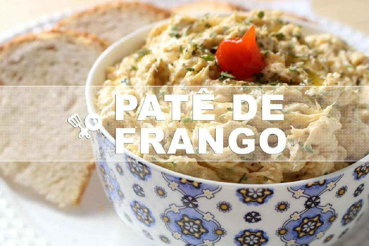 Patê de frango super saboroso para acompanhar lanches e torradas