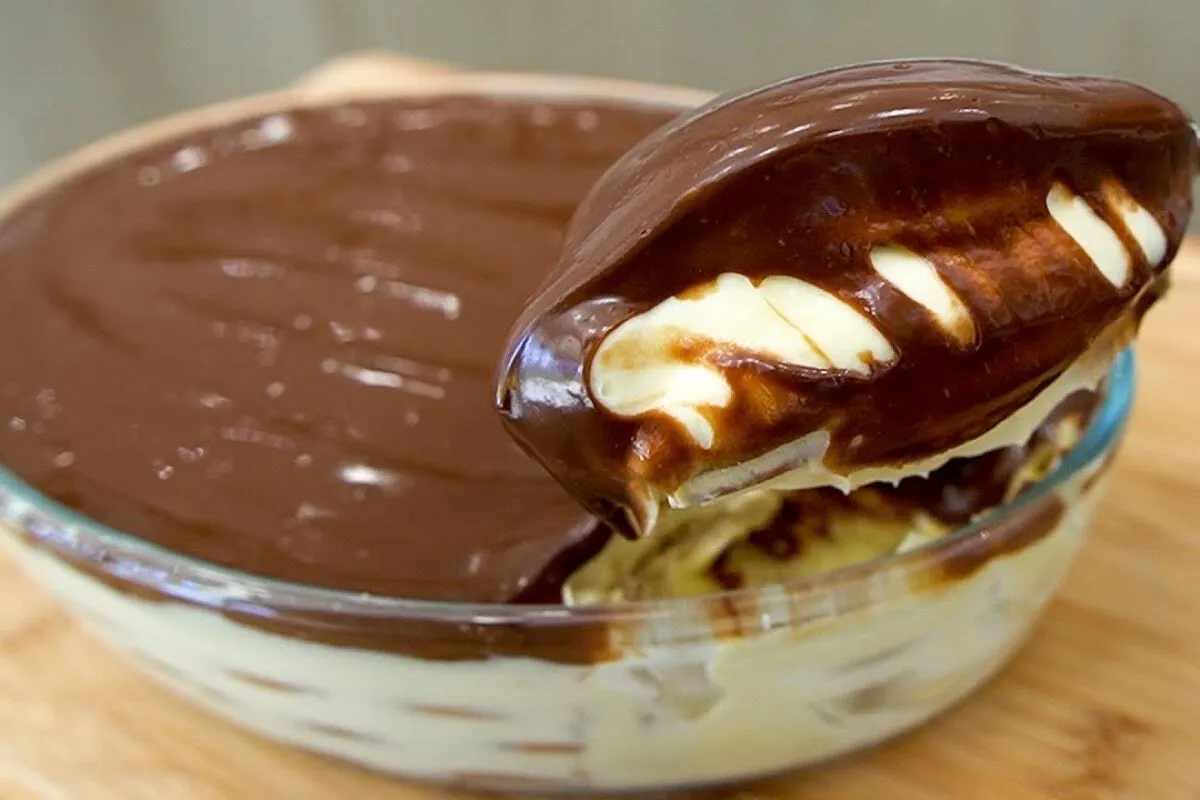 Pavê cremoso: usei só 2 ingredientes nesse creme, o pavê mais rápido e sem fogo que você já viu
