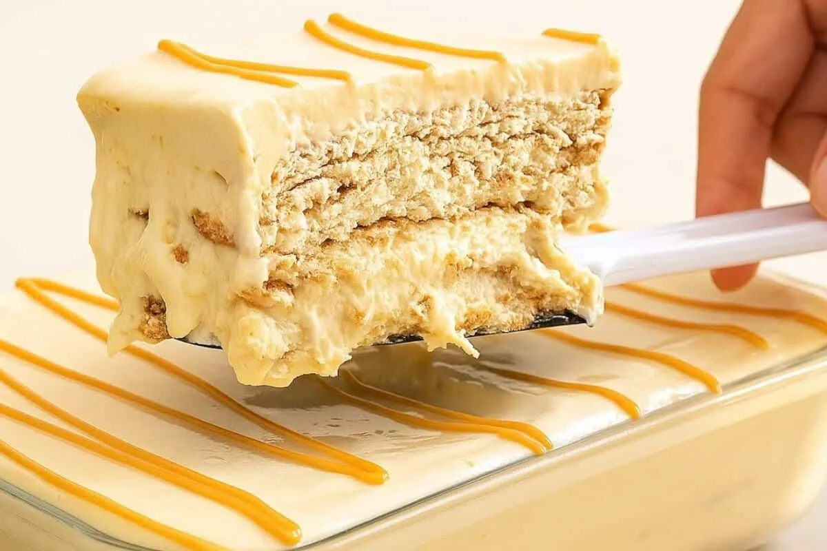 Pavê de doce de leite que não vai ao fogo: basta bater e gelar para ter uma sobremesa incrível