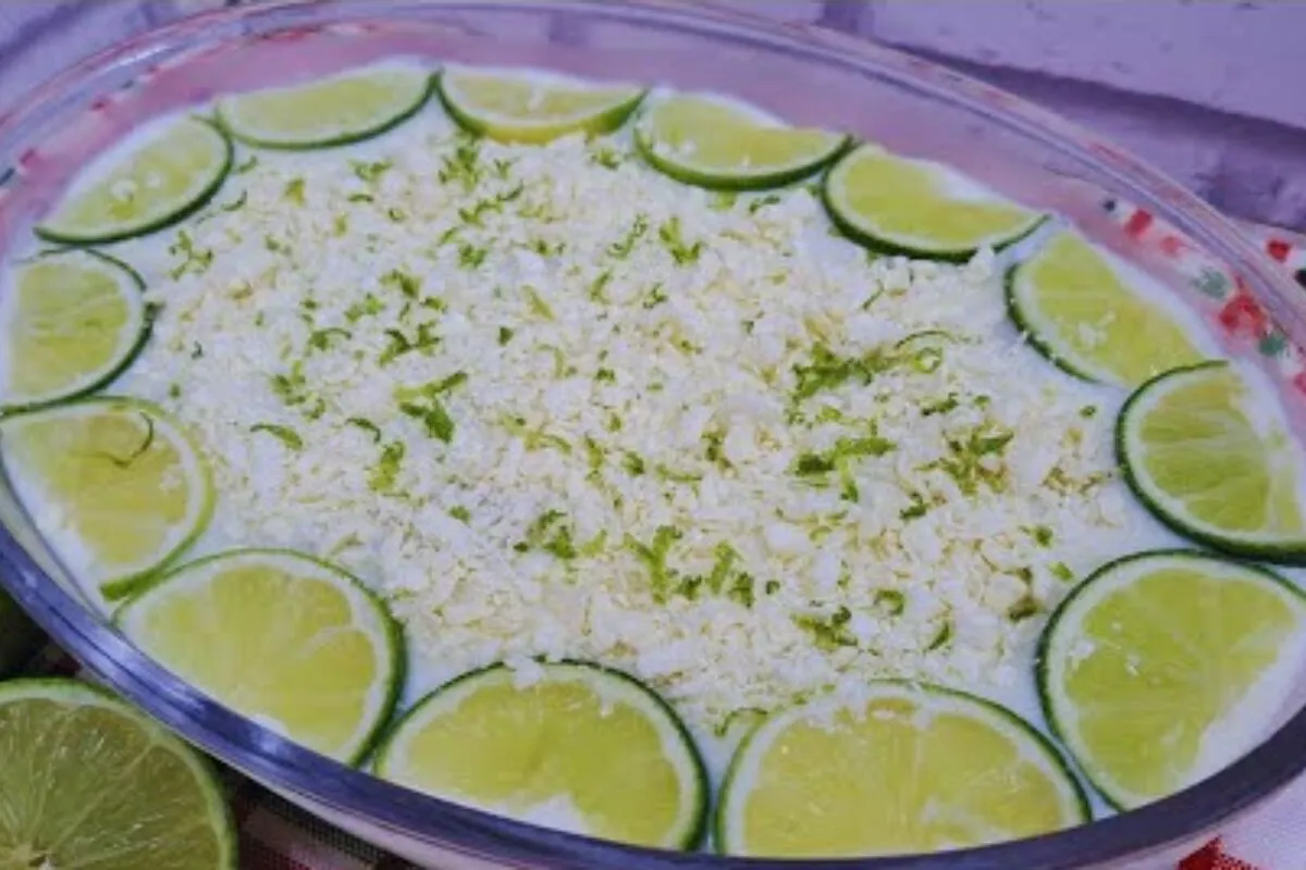 Pavê de limão refrescante, a sobremesa ideal para quem busca sabor, praticidade e economia
