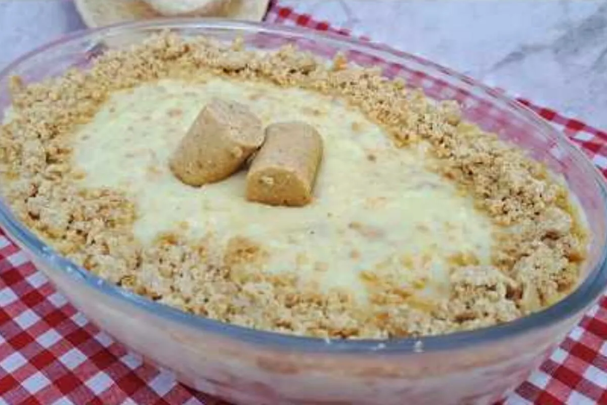 Pavê de paçoquinha super cremoso e com poucos ingredientes para o seu doce de Natal