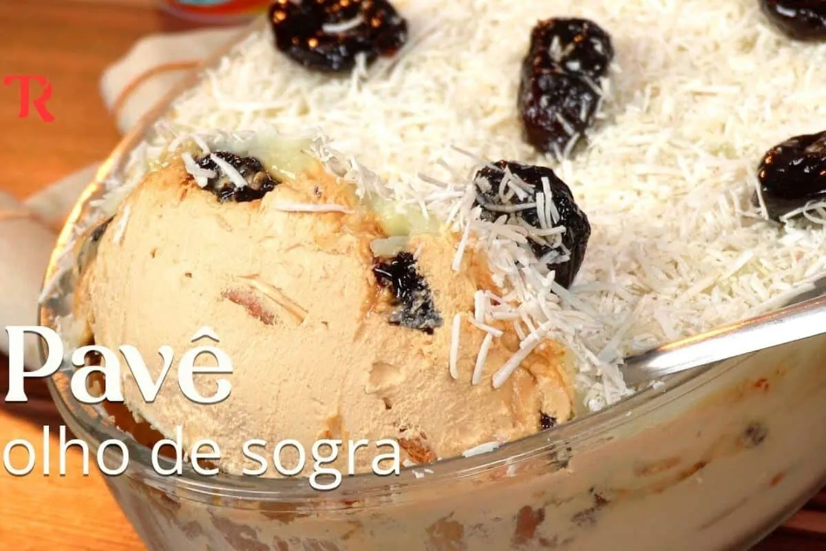 Pavê olho de sogra, uma sobremesa de fim de semana muito gostosa e com gostinho de quero mais