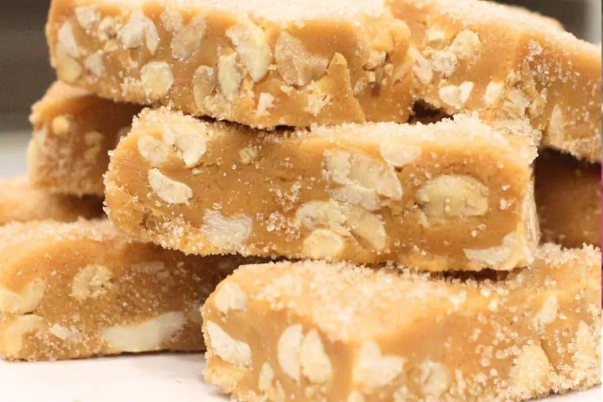 Pé de moça macio e delicioso: o melhor doce de amendoim que já fiz