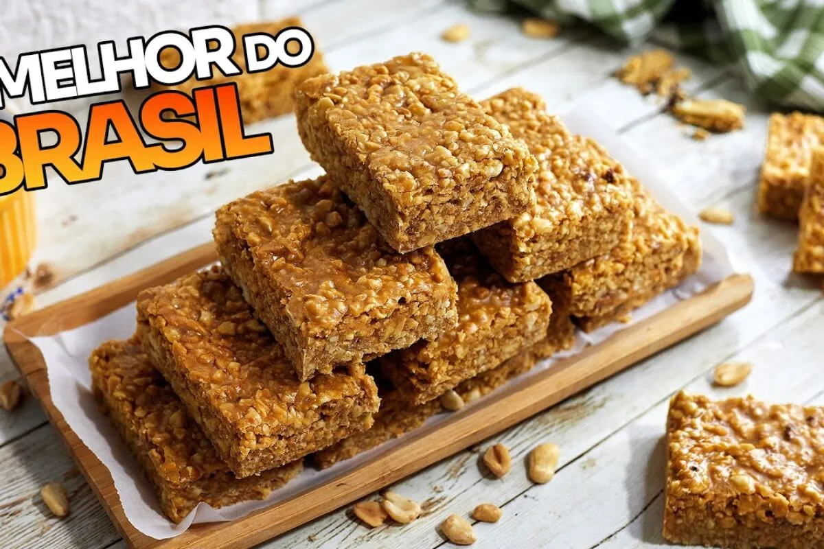 Pé de moleque mineiro, um doce tradicional   que fica com aquela crocância perfeita que todos amam