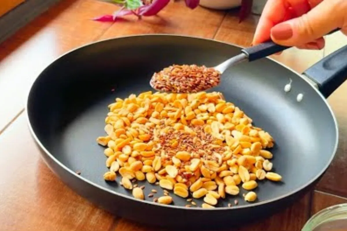 Pé de moleque sem açúcar e saudável que mantém todo sabor do doce tradicional