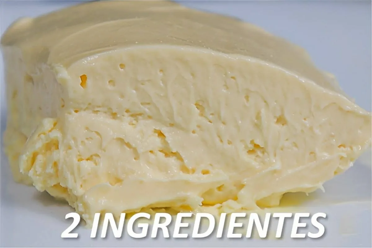 Perfeita para o natal essa sobremesa de 2 ingredientes não precisa de leite condensado nem de creme de leite