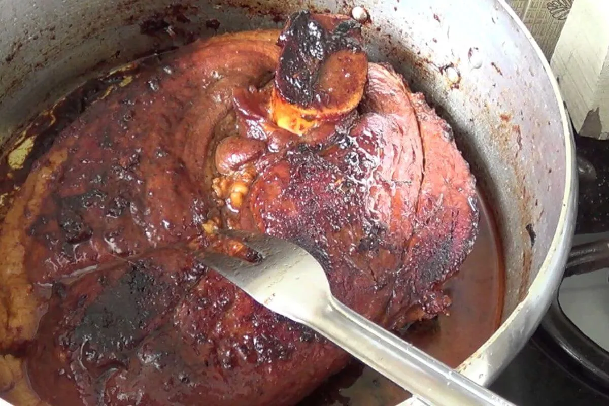 Pernil assado na cebola se você estava procurando um almoço de natal você encontrou